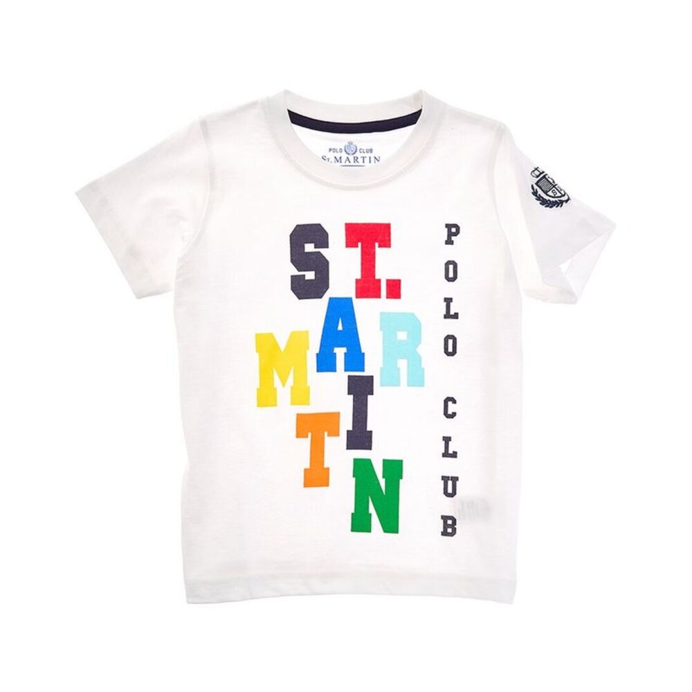 Polo Club St. Martin Boys  Crewneck T-Shirt, White